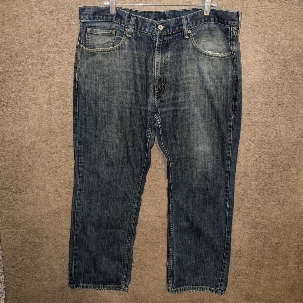 Levi's 559 Relaxed Straight leg Cotton Jeans with a vintage wash